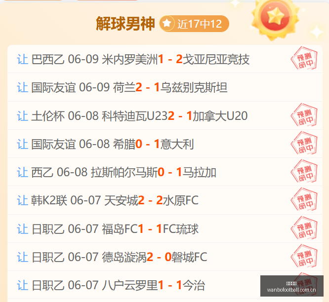 独家弱队对,决免费福利,攻略,万博足球,足球赛事数据,足球比赛资讯,足球赛事信息,足球赛事平台